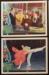 8a453 COUNTESS OF MONTE CRISTO 6 LCs '48 champion ice skater Sonja Henie in her last Hollywood film!
