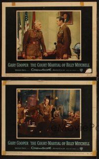 8a598 COURT-MARTIAL OF BILLY MITCHELL 4 LCs '56 Gary Cooper, directed by Otto Preminger!