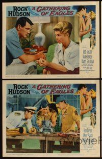 8a611 GATHERING OF EAGLES 4 LCs '63 Rock Hudson, Rod Taylor & sexy Mary Peach, U.S. Air Force!
