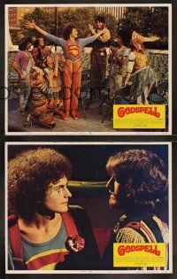 8a162 GODSPELL 8 LCs '73 David Greene classic religious musical, great images of cast!