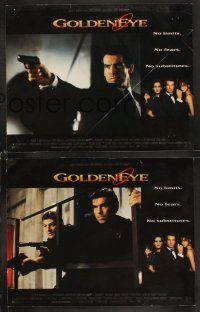 8a163 GOLDENEYE 8 LCs '95 Pierce Brosnan as Bond, Izabella Scorupco, sexy Famke Janssen!