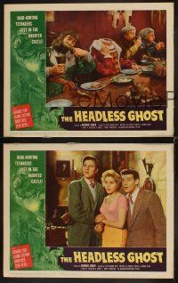8a747 HEADLESS GHOST 3 LCs '59 head-hunting teenagers lost in the haunted castle!