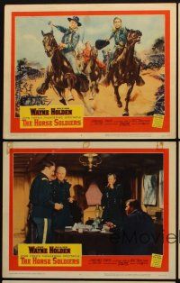 8a522 HORSE SOLDIERS 5 LCs '59 cavalry men John Wayne & William Holden, John Ford classic!