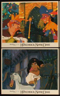8a620 HUNCHBACK OF NOTRE DAME 4 LCs '96 Walt Disney cartoon from Victor Hugo's novel!