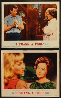 8a182 I THANK A FOOL 8 LCs '62 Susan Hayward would kill for love, Peter Finch may be the fool!