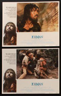 8a183 ICEMAN 8 LCs '84 Fred Schepisi, John Lone is an unfrozen 40,000 year-old neanderthal caveman!