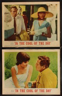 8a185 IN THE COOL OF THE DAY 8 LCs '63 sexy Jane Fonda, Peter Finch, Angela Lansbury