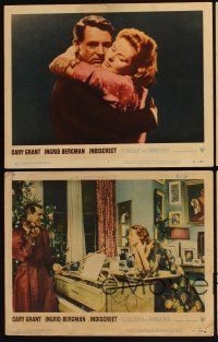 8a621 INDISCREET 4 LCs '58 Cary Grant, Ingrid Bergman, directed by Stanley Donen!