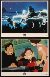 8a188 IRON GIANT 8 LCs '99 animated modern classic, cool cartoon science fiction robot images!