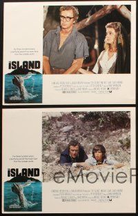 8a623 ISLAND 4 LCs '80 Michael Caine, directed by Michael Ritchie, from the author of Jaws!