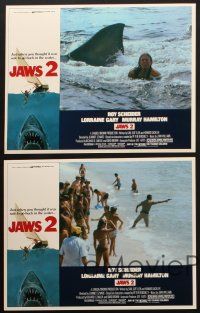 8a625 JAWS 2 4 LCs '78 Roy Scheider, Gary, just when you thought it was safe to back in the water!