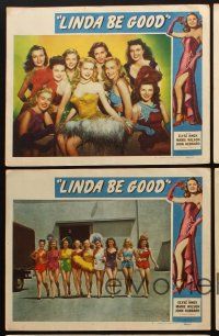 8a531 LINDA BE GOOD 5 LCs '48 sexy Elyse Knox, Marie Wilson, Joyce Compton, burlesque comedy!