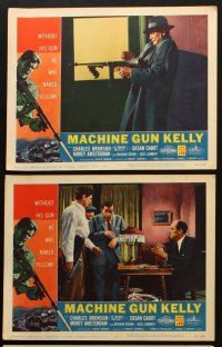 8a462 MACHINE GUN KELLY 6 LCs '58 without his gun Charles Bronson was naked yellow, Roger Corman!