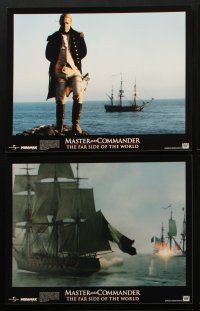 8a010 MASTER & COMMANDER 10 LCs '03 Russell Crowe, Paul Bettany, Peter Weir!, Far Side of the World!