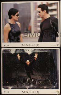 8a762 MATRIX 3 LCs '99 Keanu Reeves as Neo, Carrie-Anne Moss as Trinity, Fishburn as Morpheus!