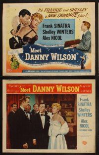 8a237 MEET DANNY WILSON 8 LCs '51 Frank Sinatra & pretty Shelley Winters, includes gambling scene!
