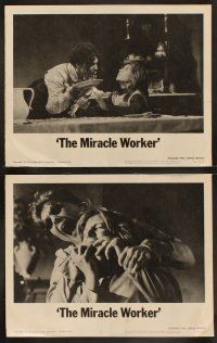 8a241 MIRACLE WORKER 8 LCs '62 Anne Bancroft as Annie Sullivan & Patty Duke as Helen Keller!