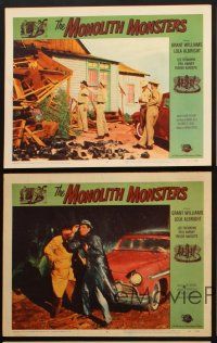 8a536 MONOLITH MONSTERS 5 LCs '57 Grant Williams, Lola Albright, cool sci-fi horror images!