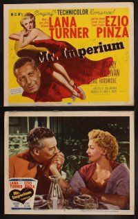 8a251 MR. IMPERIUM 8 LCs '51 cool images of sexy Lana Turner & singer Ezio Pinza, great TC art!