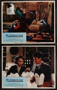 8a255 MY FAVORITE YEAR 8 LCs '82 cool images of Peter O'Toole & Mark Linn-Baker, Jessica Harper!
