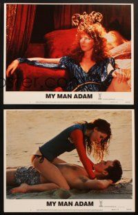 8a256 MY MAN ADAM 8 LCs '85 Raphael Sbarge, Page Hannah, Veronica Cartwright, wacky & sexy images!