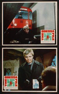 8a262 ODESSA FILE 8 LCs '74 Jon Voight, Maximilian Schell, sexy Mary Tamm, by Frederick Forsyth!