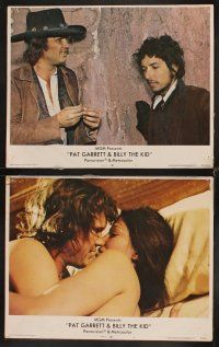 8a420 PAT GARRETT & BILLY THE KID 7 LCs '73 James Coburn, Kristofferson, Bob Dylan, Sam Peckinpah