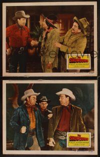 8a782 SHOWDOWN 3 LCs '50 Wlliam Wild Bill Elliott, Harry Morgan, cowboys!
