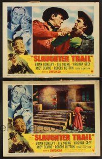8a428 SLAUGHTER TRAIL 7 LCs '51 Brian Donlevy, Gig Young, Native American Indians!