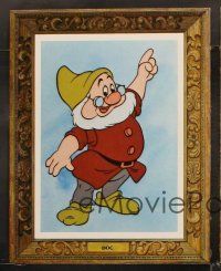 8a429 SNOW WHITE & THE SEVEN DWARFS 7 LCs R75 Disney cartoon classic, from cool picture frame set!