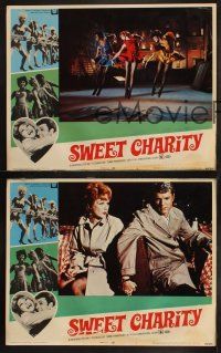 8a432 SWEET CHARITY 7 LCs '69 cool images of Bob Fosse musical starring Shirley MacLaine!