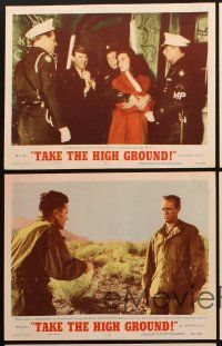 8a556 TAKE THE HIGH GROUND 5 LCs '53 Korean War, Richard Widmark & Karl Malden, Elaine Stewart