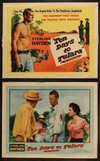 8a341 TEN DAYS TO TULARA 8 LCs '58 fugitive Sterling Hayden & Grace Raynor chased in S. America!