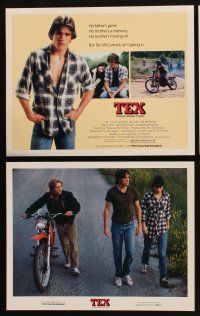 8a344 TEX 8 LCs '82 young Matt Dillon, Meg Tilly & Emilio Estevez, from S.E. Hinton's novel!