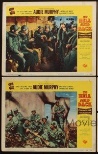 8a680 TO HELL & BACK 4 LCs '55 Audie Murphy's life story as a kid soldier in World War II!
