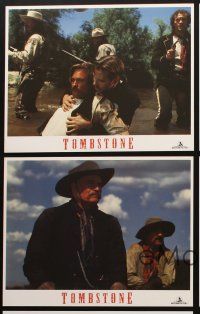 8a559 TOMBSTONE 5 LCs '93 Kurt Russell, Val Kilmer, Charlton Heston, Sam Elliott, cowboys!