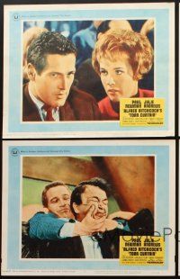 8a681 TORN CURTAIN 4 LCs '66 Paul Newman, Julie Andrews, Alfred Hitchcock, suspense!