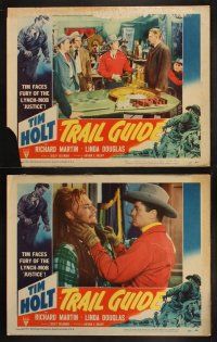 8a356 TRAIL GUIDE 8 LCs '52 Tim Holt, Richard Martin, includes cool roulette gambling scene!