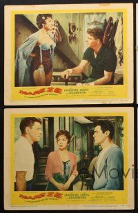 8a561 TRAPEZE 5 LCs '56 Burt Lancaster, Gina Lollobrigida, directed by Carol Reed!