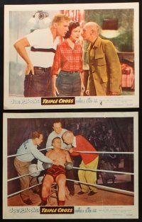 8a358 TRIPLE CROSS 8 LCs '51 Joe Kirkwood Jr. as Ham Fisher's Joe Palooka, boxing comedy!