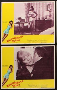 8a434 UNFAITHFUL WIFE 7 LCs '70 Claude Chabrol's La Femme Infidele, sexy Stephane Audran!