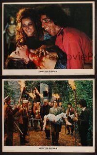8a797 VAMPIRE CIRCUS 3 LCs '72 Hammer horror, gruesome image of monsters feeding!