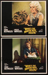 8a375 WHAT'S THE MATTER WITH HELEN 8 LCs '71 Debbie Reynolds, Shelley Winters, Dennis Weaver
