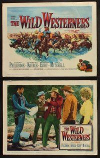 8a376 WILD WESTERNERS 8 LCs '62 James Philbrook & Nancy Kovack battle Native American Indians!