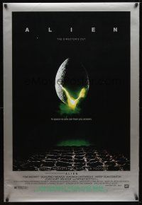 8b026 ALIEN style B DS 1sh R03 Ridley Scott sci-fi classic, cool hatching egg image!