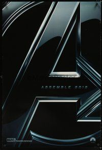 8b059 AVENGERS teaser DS 1sh '12 Chris Hemsworth, Scarlett Johansson, assemble 2012!