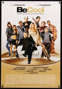 8b077 BE COOL DS 1sh '05 John Travolta, Uma Thurman, Vince Vaughn, Dwayne Johnson, Harvey Keitel!