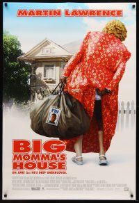 8b090 BIG MOMMA'S HOUSE style B advance DS 1sh '00 FBI agent Martin Lawrence as a BIG old woman!