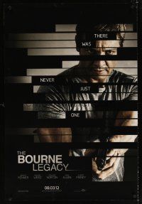 8b113 BOURNE LEGACY teaser DS 1sh '12 there was never just one, Jeremy Renner!