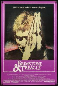 8b118 BRIMSTONE & TREACLE 1sh '82 Richard Loncraine directed thriller, art of Sting!